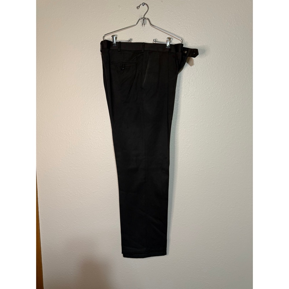 Stafford Essentials Mens Classic Fit Black‎ Dress Pants Trousers 36x34 04954-4